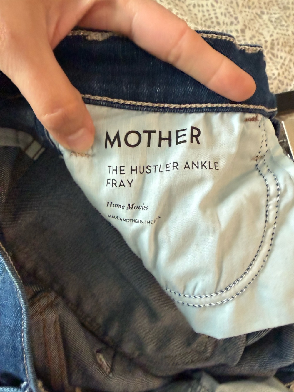 MOTHER The Hustler Ankle Fray in Home Movies, size 31 - Picture 4 of 7